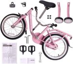 Kids Bike Bicycles Steel Frame Toddler Children Girls Bicycle 14 16 18 20 Inch with Training Wheel for 3 12 Years Old