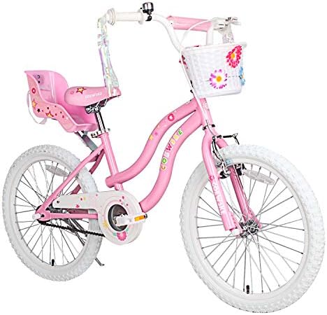 Kids Bike Steel Frame Children Bicycle Little Princess Style