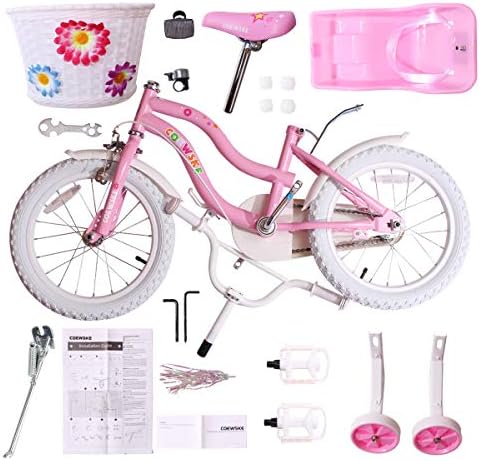 Kids Bike Steel Frame Children Bicycle Little Princess Style